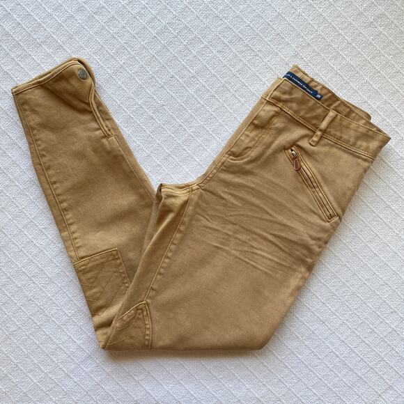Ralph Lauren Sport Equestrian Stretch Khaki Riding Pants Women’s Size 26 - Picture 7 of 12